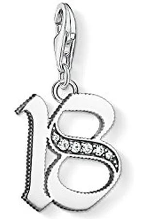 Thomas Sabo Damski charms z liczbą szczęścia, 18 charms, srebro wysokiej próby 925, 1508-643-21