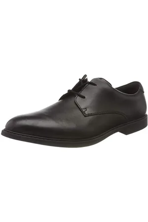 Clarks Scala Loop Y Derbys buty chłopięce, czarny - - 39 EU