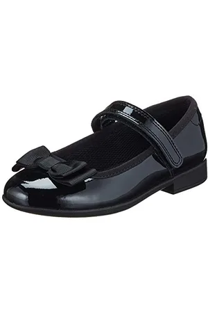 Clarks Dziewczęce baleriny Scala Tap K zamknięte, czarny - - 35 EU