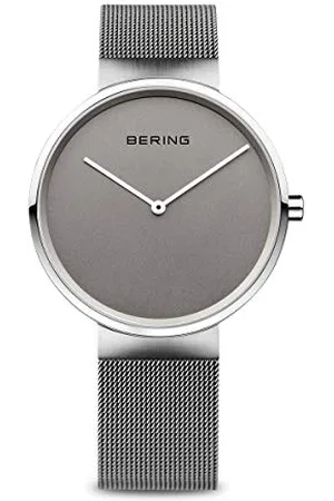 Bering Zegarek unisex z mechanizmem kwarcowym - kolekcja klasyczna ze stalą nierdzewną i szafirowym kryształem 14539-077