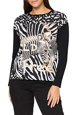 Blue Seven Damska koszulka oversized z nadrukiem, Rh T-Shirt