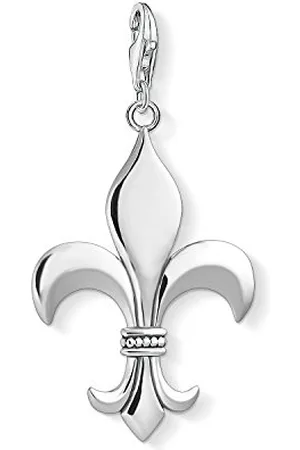 Thomas Sabo Damski męski wisiorek charm Bourbońska lilia Charm Club srebro wysokiej próby 925 Y0015-637-21