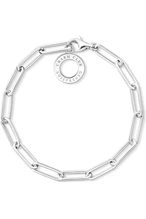 Thomas Sabo Damska srebrna bransoletka z ogniwem - X0259-001-21-L15,5