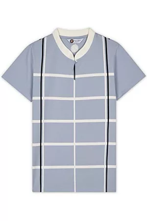 ROLAND GARROS Unisex Polo damska koszulka polo z krótkim rękawem, błękitna, markowa damska koszulka polo ze stójką, szykowna damska koszulka polo rozmiar XL-RPOW0120-BLC-XL