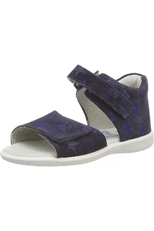 Däumling Sandały dziewczęce Bonin, niebieski - Blau Space Jeans 36-20 EU