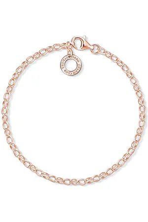 Thomas Sabo Damska bransoletka z charmsem, srebro wysokiej próby 925; pozłacane różowym złotem próby 750 X0243-415-40