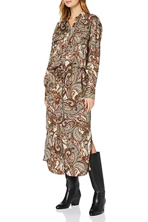 Herrlicher Damska sukienka Diane wiskoza Paisley Flowers, , L