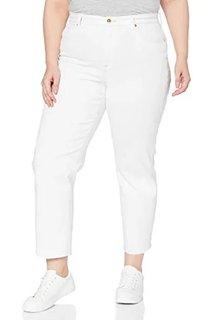 7 for all Mankind Damskie nowoczesne proste dżinsy, Off-White, S
