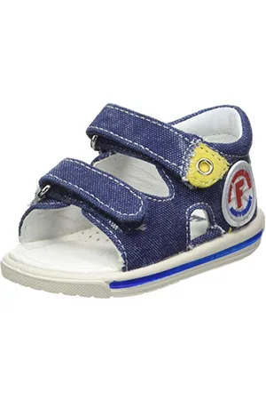 Falcotto Unisex dziecięce sandały Nemo, Niebieskie dżinsy 0c06, 18 EU