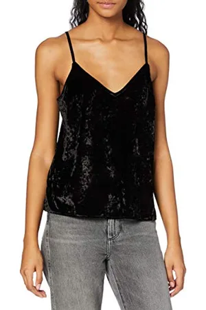 True Religion Damska aksamitna koszula Cami, , XS