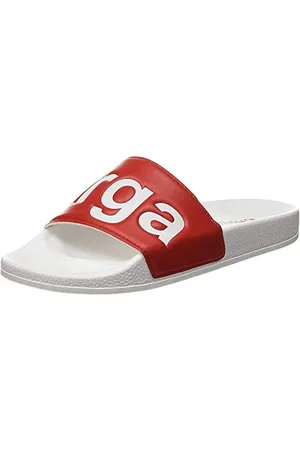 Superga Klapki kąpielowe uniseks S111I3W, Biały, biały, czerwony, A06, 42 EU