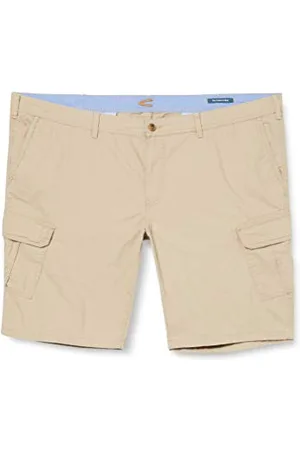 Camel Active Męskie Spodenki Bermudy Cargo Shorts, Beige, 34