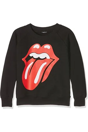 The Rolling Stones Felpa # M Black Bambino # Classic Tongue