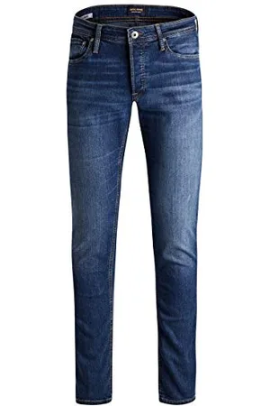 JACK & JONES Chłopcy Jjiglenn Jjoriginal Am 814 Noos Jr Jeansy, , 176 cm