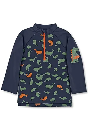 Sterntaler Niemowlęta chłopięca koszulka z długim rękawem wieloryb Rash-Guard