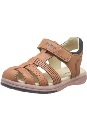 Kickers Sandały chłopięce Platinium, brązowy - -24 EU