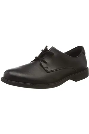 Clarks Scala Loop K Derbys buty chłopięce, czarny - - 32 EU Weit