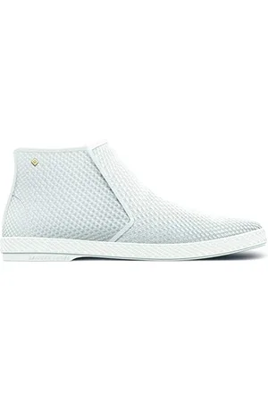 RIVIERAS Męskie espadryle Montante Classic 30° białe, Biały biały 00-37 EU