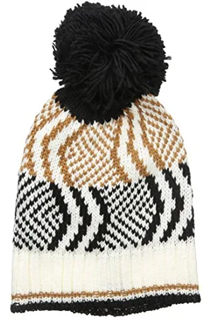 Echo New York Damski Tilicho Hat czapka z dzianiny, czarna (Black), rozmiar uniwersalny