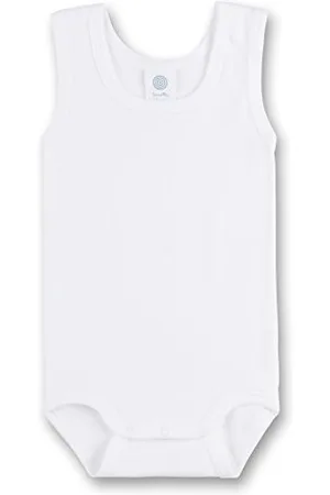 Sanetta 308300 - Body ärmellos, Basic Collection, Organic Cotton biały (inne kolory), , 80 cm