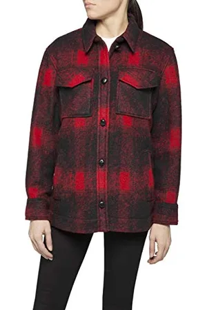 Replay Kurtka damska, Wielobarwny (Black/Red Checked 10), M