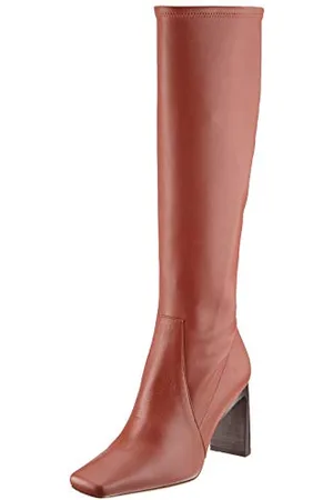 HUGO BOSS Alek Str.long B85-nc wysokie kozaki damskie, brązowy - -37.5 EU
