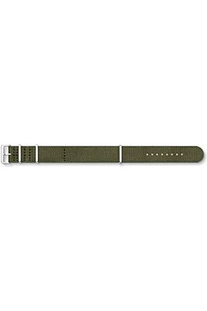 Thomas Sabo Unisex bransoletka do zegarka CODE TS Nato khaki tekstylna stal szlachetna ZWA0311-276-6-20 mm