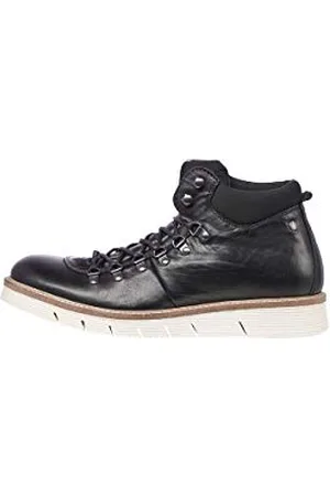 JACK & JONES Jfwcolumbus skórzane buty antracytowe, szary - - 40 EU