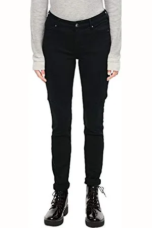 QS by s.Oliver Dżinsy damskie skinny, Niebieski (czarny denim stretch 99z8), 36W x 32L