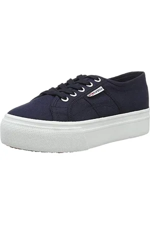 Superga Damskie buty sportowe 2790acotw Linea Up and Down, granatowy biały (navy white), 41 EU