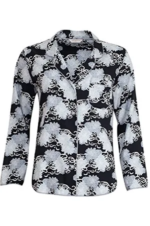 Cyberjammies Damska monochorme Elegance górna część piżamy