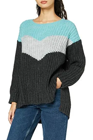 Herrlicher Wspaniały damski sweter Nellina Colorblocking Wool
