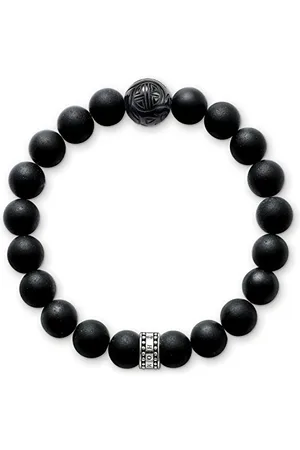 Thomas Sabo Męska rozciągliwa bransoletka ze srebra wysokiej próby 925 A1085-023-11-XL