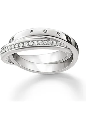 Thomas Sabo Pierścionek damski Glam & Soul TOGETHER FOREVER wysokiej próby 925, rozmiar 54 TR2099-051-14-54