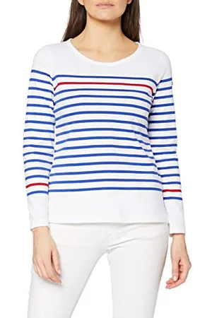 Armor.lux Damska koszulka z długim rękawem Marinière Rempart Femme, , 40 (Rozmiar Producent:3)
