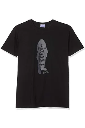 Harry Potter Fitted T-Shirt (Women-M) Hagrid Should Not Fitted (Black)