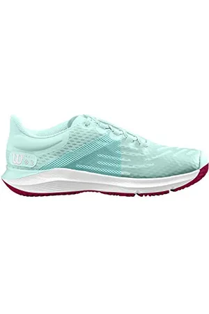 Wilson Kaos 3.0 JR dziewczęce buty tenisowe, jasnozielone/białe/różowe, do wszystkich wykładzin podłogowych, do wszystkich typów graczy, - 39 2/3 EU