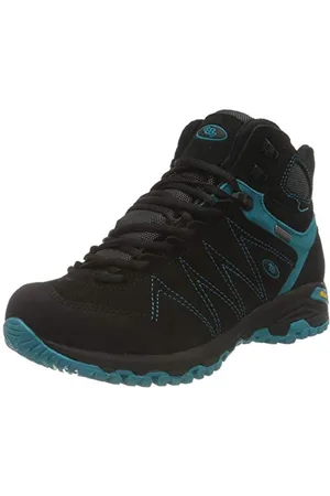 BRUTTING Mount Kapela High Damskie Buty do biegania crossowego, czarny/turkusowy, 37 EU