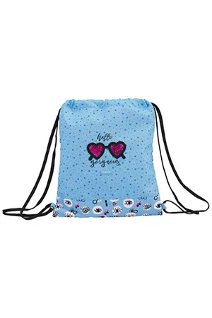 MOOS Torba ze sznurkiem 2018, 40 cm, niebieska (azul)