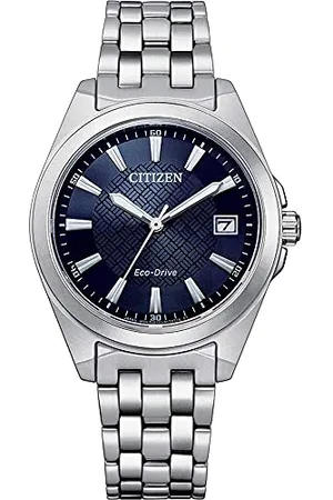 Citizen Damski analogowy zegarek na rękę Eco-Drive z bransoletką ze stali nierdzewnej, , bransoletka