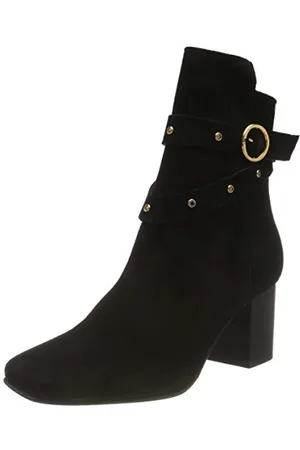 SELECTED Damskie buty Slfzoey Suede Stud Boot B Heels, , 41 EU