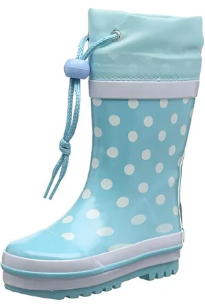 Playshoes Dziewczęce kalosze kropki buty wsuwane, - - 26/27 EU