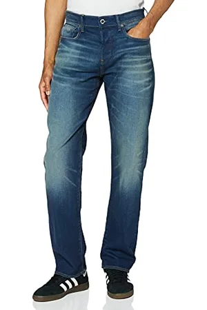 G-Star RAW Męskie dżinsy 3301 Relaxed, niebieski (Worker Blue Faded A088-a88), 31W x 30L
