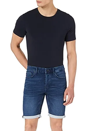 Only & Sons Mężczyźni Onsply Life Szorty Dżinsowe, Niebieski, L