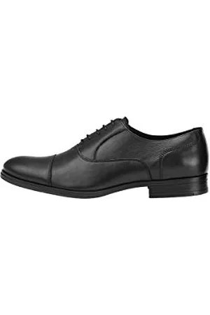 JACK & JONES Męskie buty Jfwdonald Leather Anthracite Noos Derbys, , 40 EU