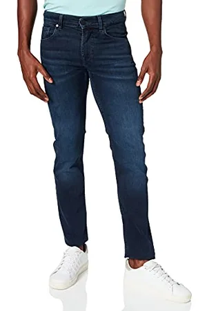 7 for all Mankind Męskie dżinsy Slimmy Luxe Performance Eco Dark Blue Jeans, , 28W x 30L