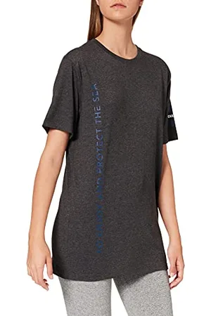 BEUCHAT Unisex Tee To Enjoy And Protect The Sea- Titanium/Bleu Profond das morski t-shirt z trybem ochronnym/błękitny