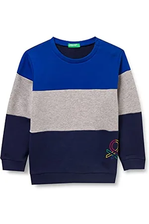 Benetton (Z6ERJ) Chłopięca Maglia G/C M/L 3J70C1553 bluza z kapturem, Peacoat 252, 62, , 62