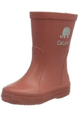 CeLaVi Dziewczęce Basic Wellies Solid Rain Boot, czerwony - - 20 EU