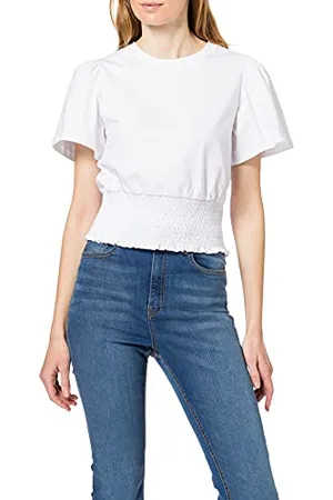 NA-KD Damski T-shirt z motywem, , XS